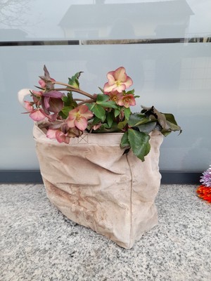 Esschert Design Waxed Canvas Bag Tasche aus gewachstem Segeltuch  