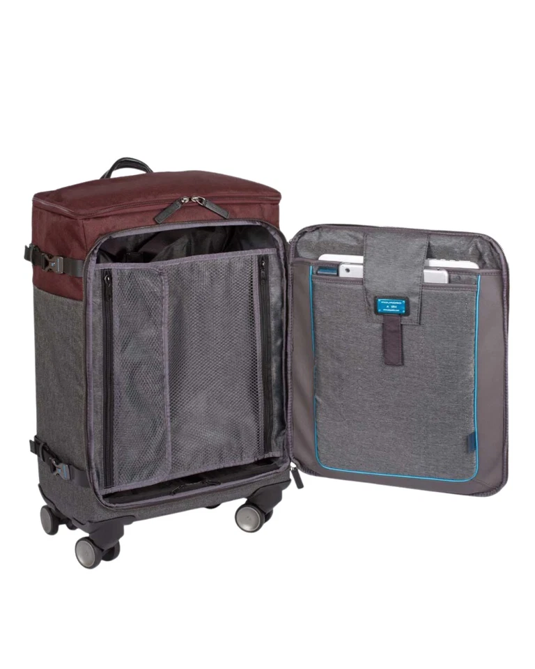 Trolley Piquadro Bv4320w80t Voyage rojo Foto 2 de 3