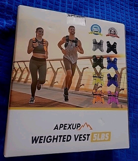 APEXUP Weighted Vest 5 Lbs - BLAm =PINK - NEW IN BOX  bodybuilding training