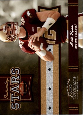 2008 Donruss Classics Saturday Stars #18 Matt Ryan /1000 - NM-MT
