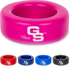 GoSports Baseball and Softball Bat Weight – 16 oz Donut for 16 oz, Pink 