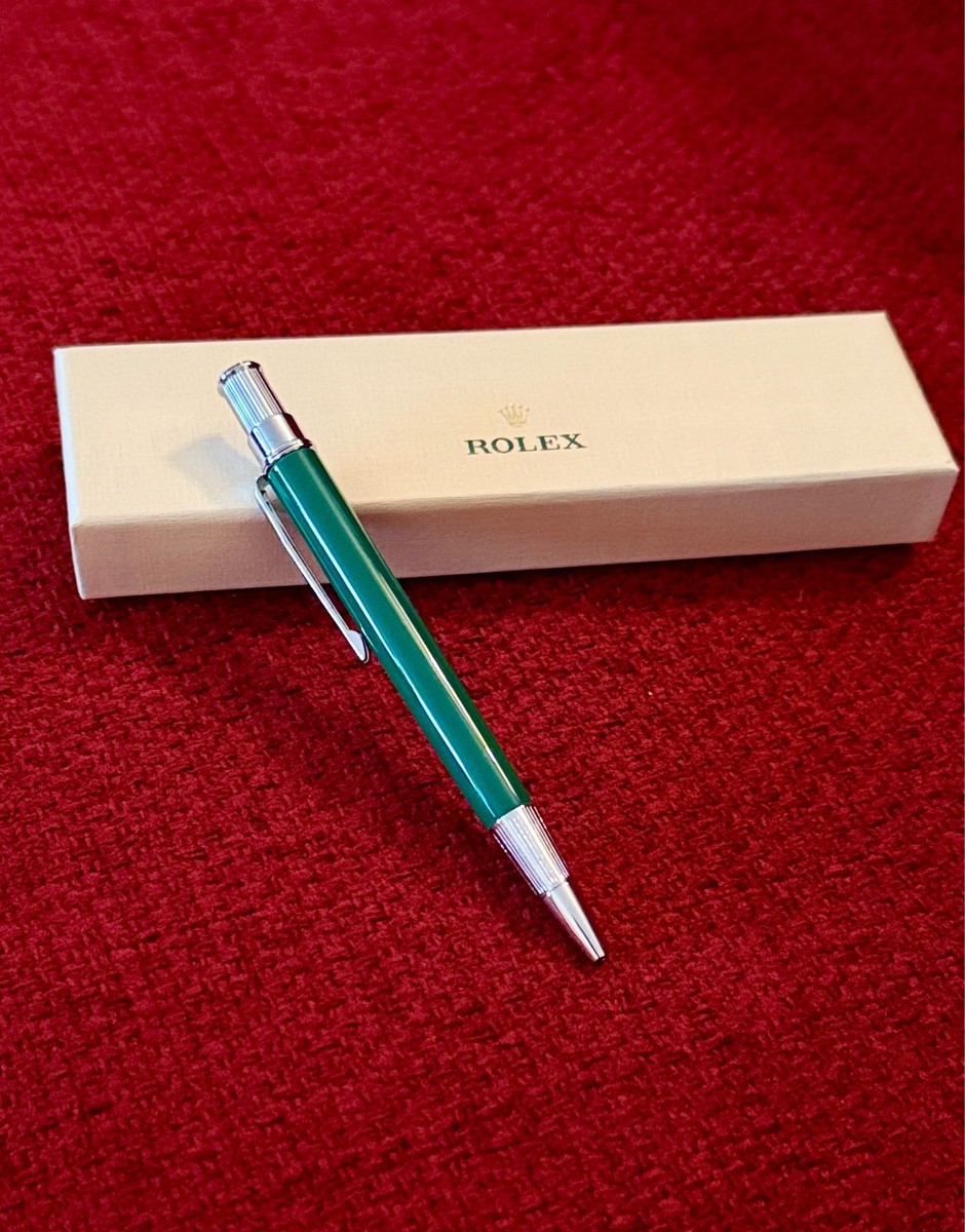 Rolex Emerald Oyster Ballpoint Pen, New Boxed, Black Refill