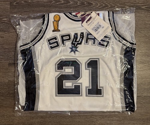 Tim Duncan Mitchell & Ness 2002-03 San Antonio Spurs Authentic NBA Finals Jersey