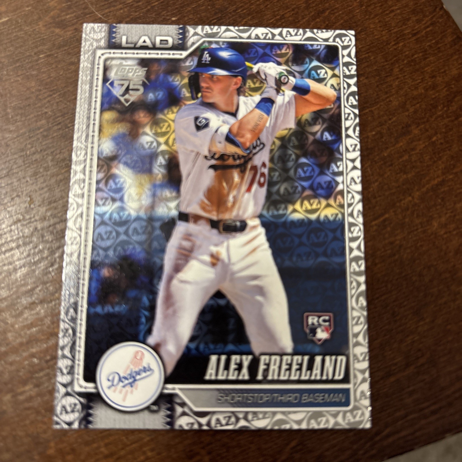 2026 Topps Series 1 Spring Training Parallel #74 Alex Freeland RC
