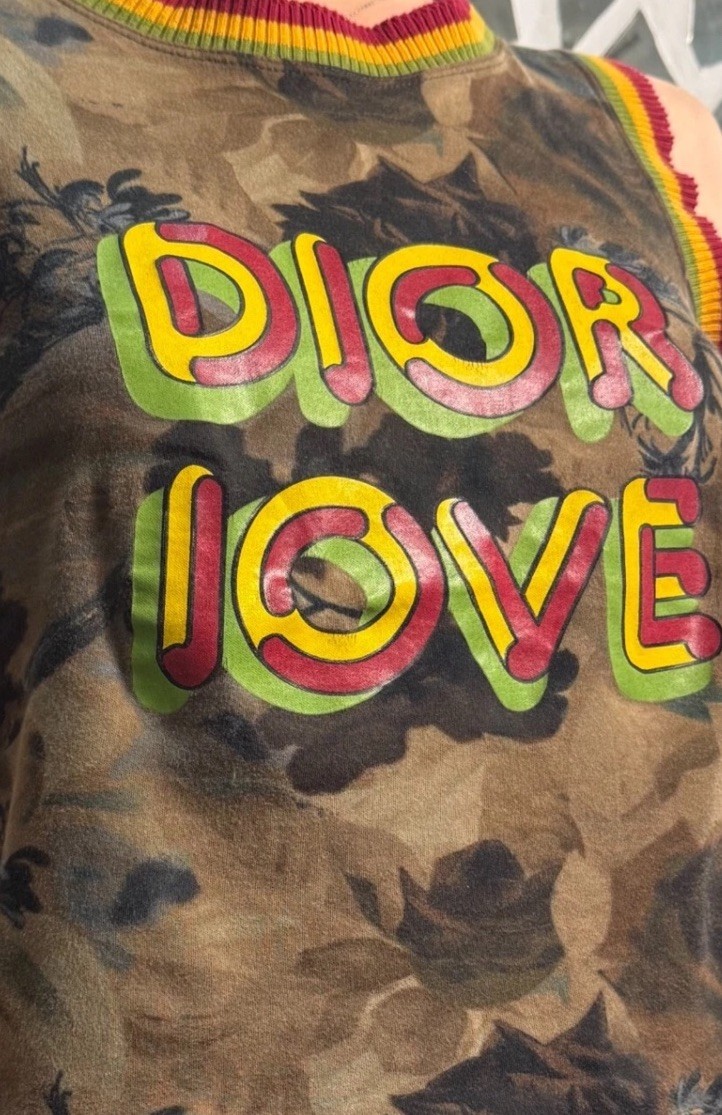 VERY RARE‼️ Christian Dior Rasta Tank Top Vintage 2003 