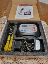 Intelligent 2in 1 Dog Training  Outdoor Wireless Fence System 2 Collar Open Box