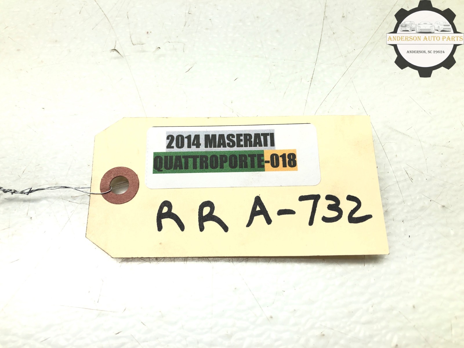 2014-2021 MASERATI QUATTROPORTE RIGHT PASSENGER REAR SEAT BELT RETRACTOR OEM