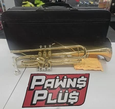 Anaxa Trumpet Gold W/ Case And Mouthpiece - 7c