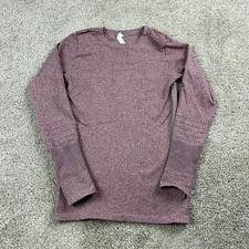 Alo Top Womens Large Purple North Star Seamless Compression Yoga Athleisure