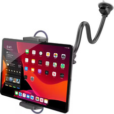 Tablet Car Mount Long Arm Extension Suction Cup Holder for 7-13 In. Devices Flex