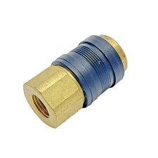 1/4-Inch Brass Female Pneumatic Coupler, Quick Connect Air Compressor Fitting