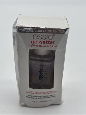 Essie Gel Setter Gel Like Color & Shine Nail Polish Top Coat New, Box Damaged
