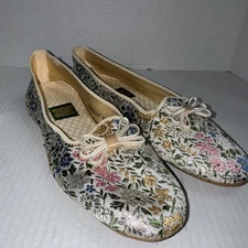 Daniel Green Comfy Quilted Slippers Vintage