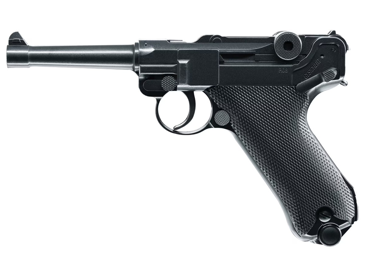 Umarex 2251800 Legends Luger P.08 .177 Air Pistol - Black for sale