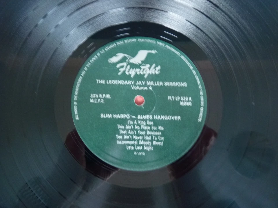 SLIM HARPO - Blues Hangover - FLYRIGHT MONO - Rare LP Blues vinyle 33 - Photo 4/4