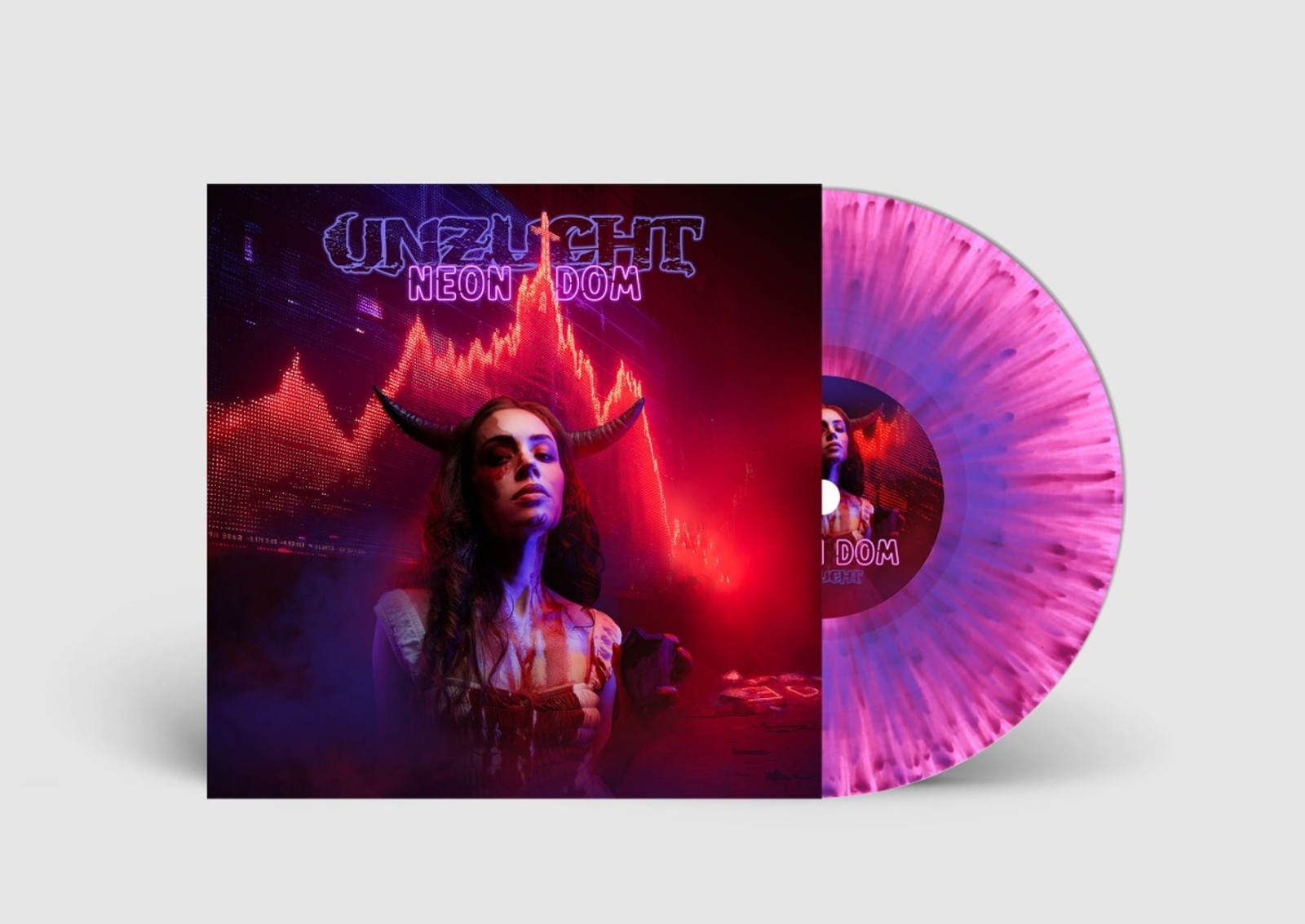 UNZUCHT Neon Dom (Limited Magenta W/ Red & Purple Splatter) LP VINYL 2026 - Bild 2