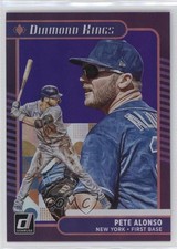 2021 Panini Donruss Diamond Kings Holo Purple Pete Alonso #19 16m3