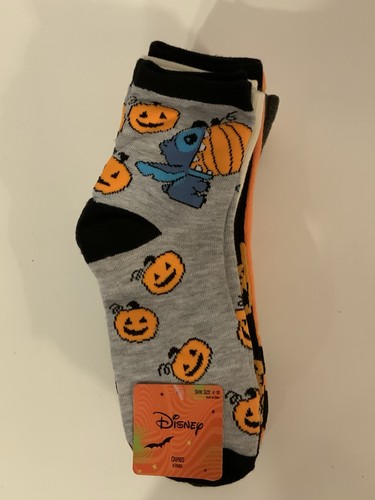 Disney Stitch Halloween Socks Size 4-10 Adult 8 Pairs - Picture 4 of 13