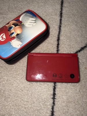 Nintendo DSi XL 25th Anniversary Edition with Mario kart game