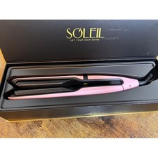 Soleil Dynamic Styler Baby Pink Ceramic Hair Straightener L10HSD-B46 450F New