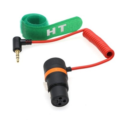 Hangton Xlr 3-Pin To 3.5Mm Mini Jack Audio Cable, Boya Rode Mic To Red Komodo 6_