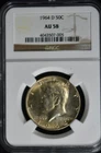 1964-D Kennedy Half Dollar NGC AU 58