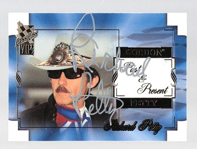 Richard Petty 2012 PRESS PASS VIP signed card NASCAR #49 HALL OF FAME