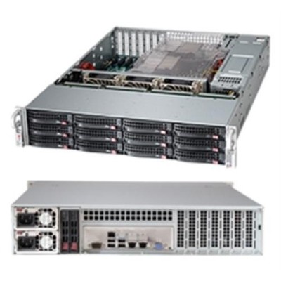 Supermicro CSE826BE1C4R1K23LPB 2U Rackmount Chassis 12 x 3.5'' Hot-Swap SAS/SATA