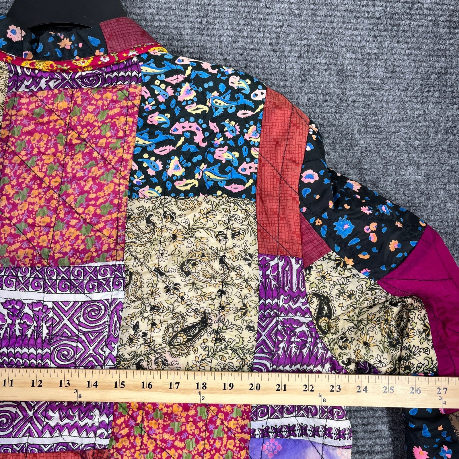 Unbranded Reversible Patchwork Quilted Jacket Wom… - image 8