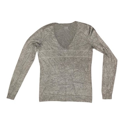 Essentials By Esprit, Langarm Shirt, V-Neck, Damen Grösse S, Bronze