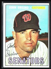 1967 Topps #207 John Orsino