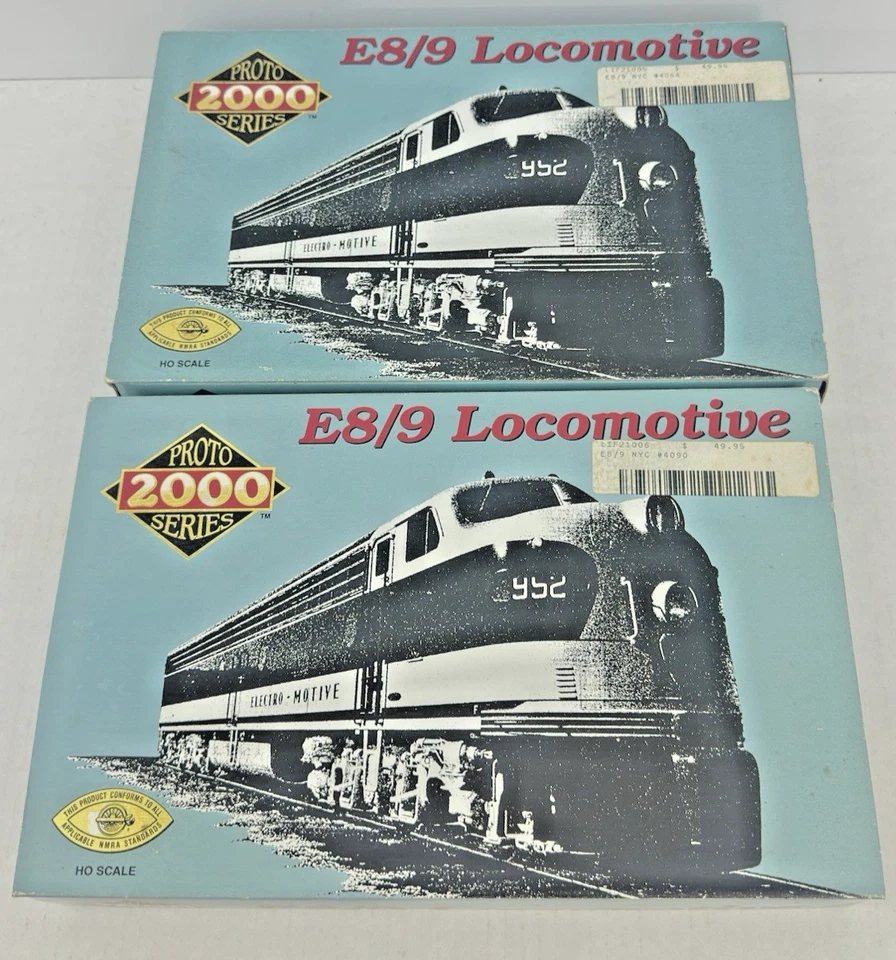 Lot (2) Proto 2000 Series E8/9 Locomotive HO NYC No.21006 4090 & 21005 #4064 NEW - Image 2 of 4