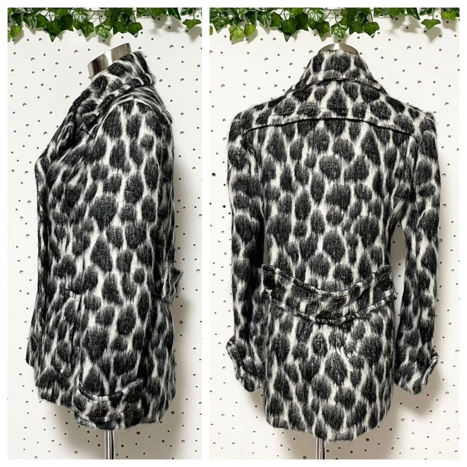 item Gucci Alpaca Blend Mohair Blend Animal Print Leopard Pattern Coat Jacket - Image 4 of 4