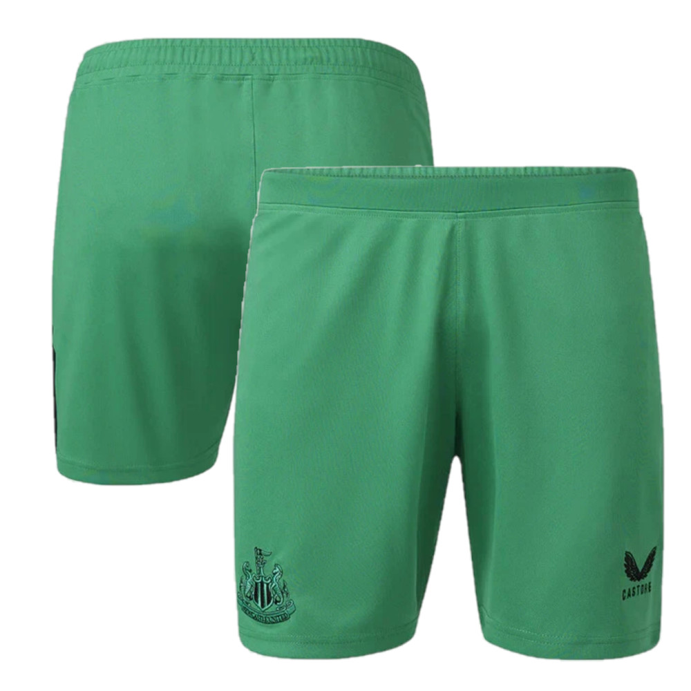 Newcastle United Football Shorts (Size 14-15y) Kid's Castore Away Shorts - New