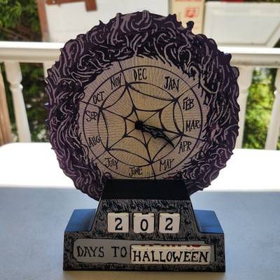 Nightmare Before Christmas Halloween Countdown Calendar Month Day Disney