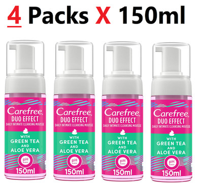 Intimate Cleansing Mousse | Gentle Daily Feminine Hygiene Wash (4 Packs X 150ml)