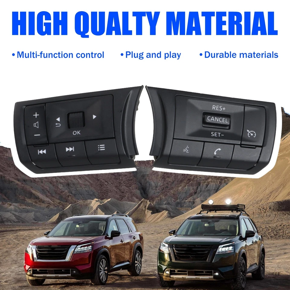 Novo interruptor de controle de cruzeiro para 2021-2024 Nissan Rogue Pathfinder 25550-6RF2B - Imagem 4 de 4