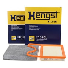 HENGST Innenraumfilter + Luftfilter für VW POLO 5 SEAT IBIZA 4 SKODA FABIA 3 1.0