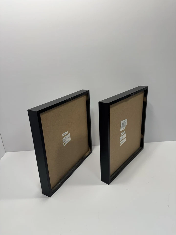 2 Pc 11.5 x 11.5 Framed Wall Art - Image 2 of 2