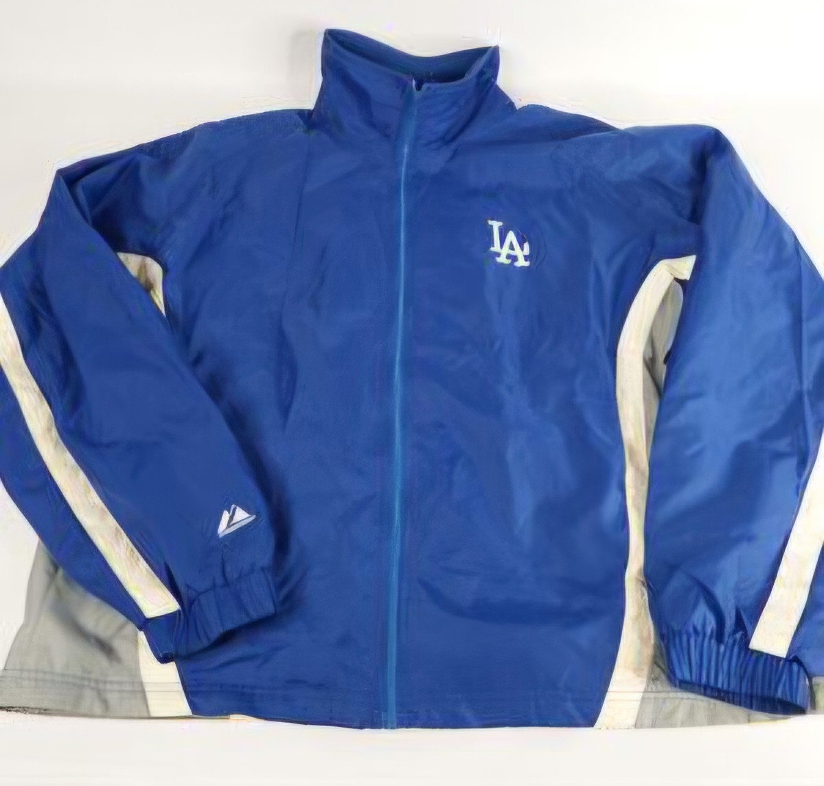 Los Angeles Dodgers Jacket XL Majestic MLB Blue Full Zip