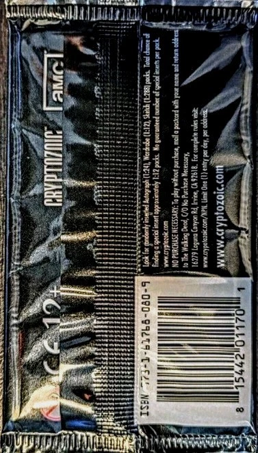 Paquete de tarjetas coleccionables The Walking Dead 2011 temporada 1 sellado de fábrica busca insertos Foto 2 de 2