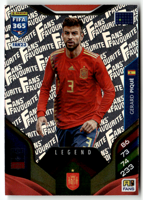 Panini Adrenalyn XL FIFA 365 2026 No. FAN23 Gerard Pique Legend