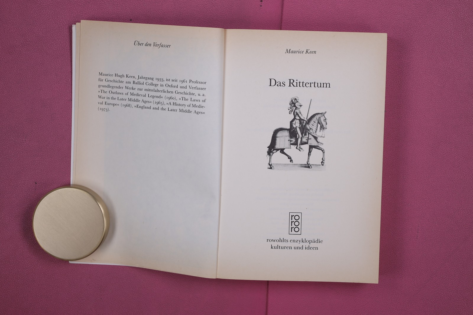 273391 Maurice Keen DAS RITTERTUM Rowohlt Taschenbuch GmbH