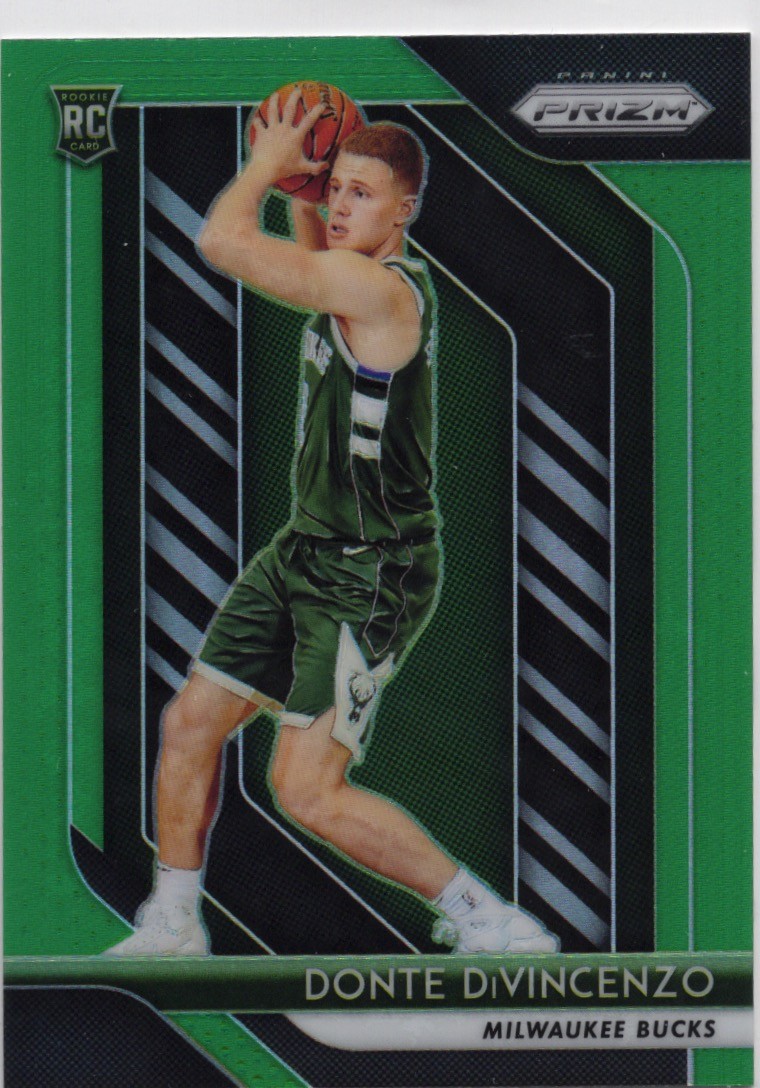 2018-19 Panini Prizm #246 Donte DiVincenzo Prizms Green