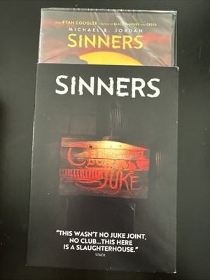 Warner Bros. Sinners DVD Movie Drama Horror Thriller Directed by Ryan Coogler