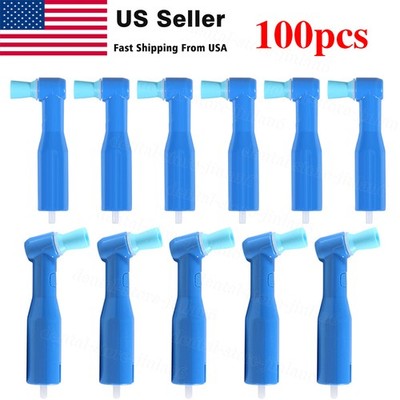 Dental Disposable Prophy Angles 100pcs Blue Cup LatexFree Premium Quality