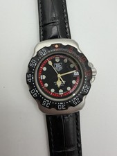 TAG Heuer Formula 1 WA1214 Black and Red Men's 35mm Mid Size Unisex Vintage F1