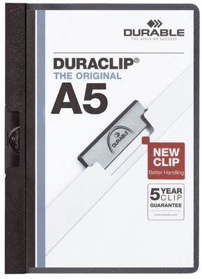 DURABLE Klemmhefter DURACLIP DIN A5 schwarz