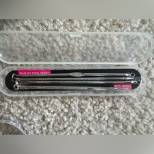 4-Piece Blackhead Remover Tool Kit Stainless Steel Extractor Set Unused Case