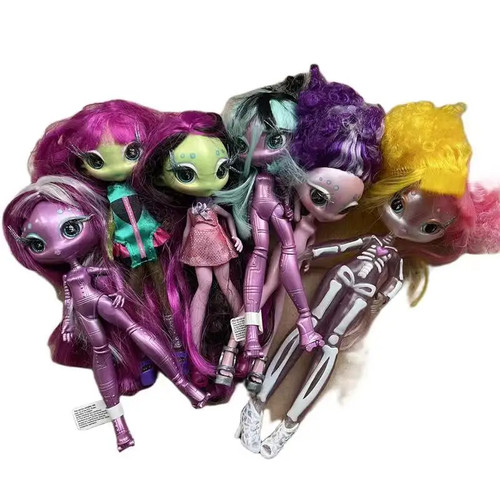 Muñeca Monstruo Un Verso Juguete Niños Regalo de Cumpleaños Novi Estrellas Muñecas Pelo Largo 20cm - Imagen 7 de 25